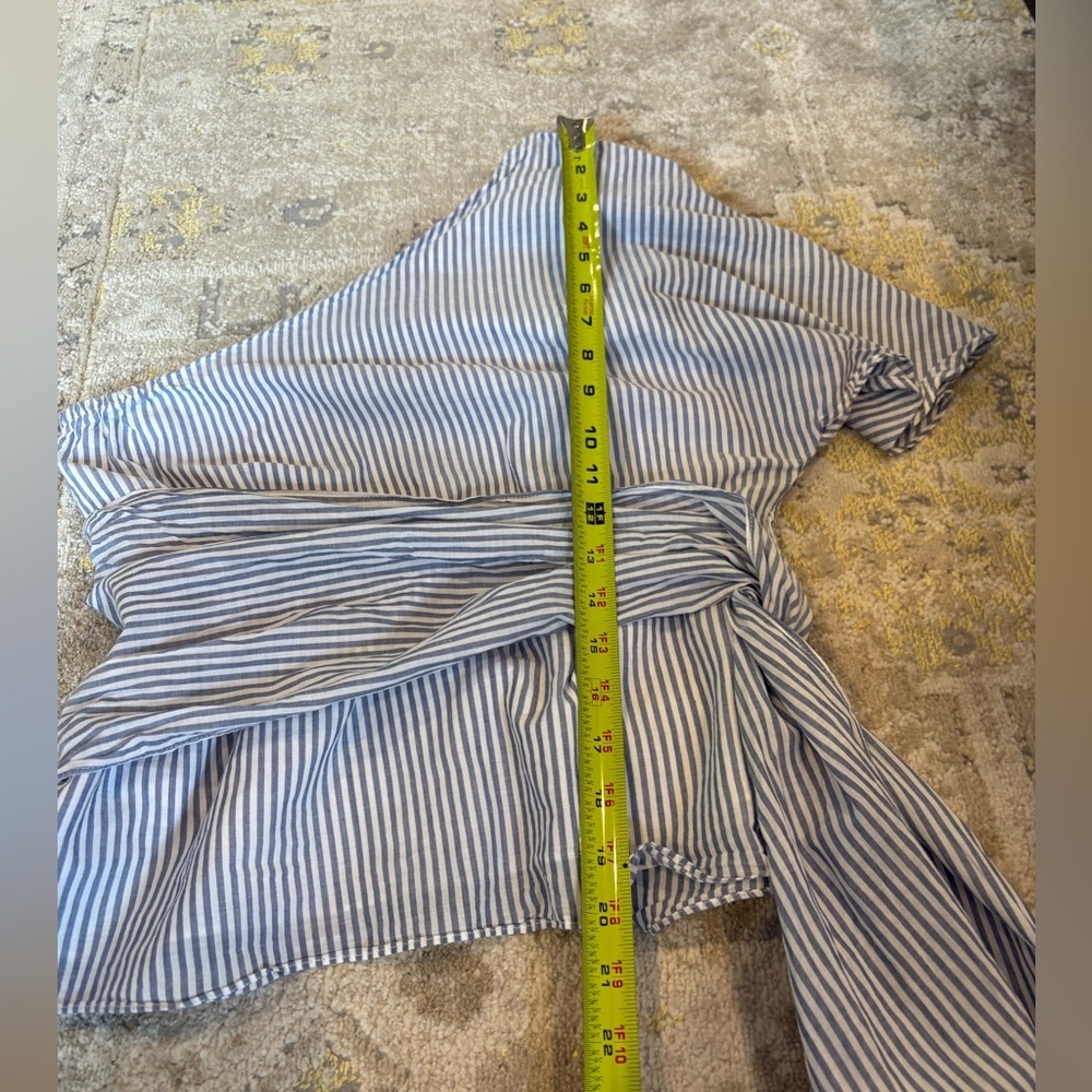 1 State Off The Shoulder Striped Top - Picture 8 of 9